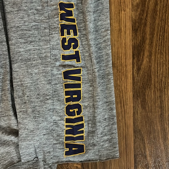 Victoria’s Secret Pink WVU Sweat Pants Size Small Boyfriend - Picture 3 of 4